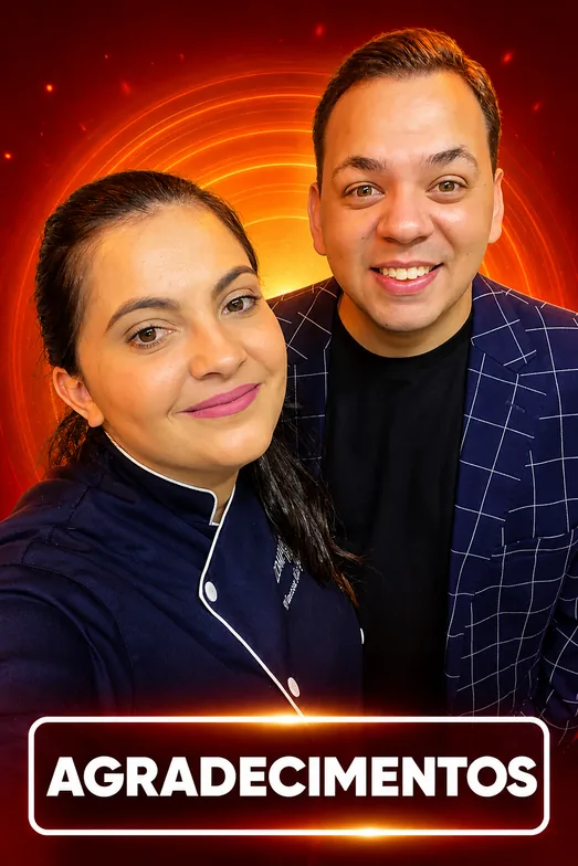 Capa Agradecimentos, com a Wanessa Massafelli e o Wesley Reis